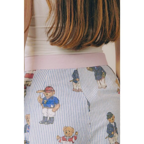 Rework Polo Bear Pouch Pocket Flared Cargo Pants - Picture 7 of 9